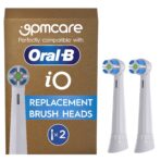9pmcare iO Replacement Brush Heads Compatible with Oral-B iO Series 1-10 (Pack of 2))