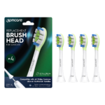 9pmcare Deep Whitening Replacement Brush Heads Compatible with Philips Sonicare – Pack of 4