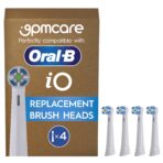 9pmcare iO Replacement Brush Heads Compatible with Oral-B iO Series 1-10 (Pack of 4)