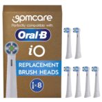 9pmcare iO Replacement Brush Heads Compatible with Oral-B iO Series 1-10 (Pack of 6)
