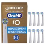 9pmcare iO Replacement Brush Heads Compatible with Oral-B iO Series 1-10 (Pack of 8)
