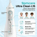9pmcare UltraClean L15 Cordless Water Flosser – Long Battery Life - Image 4